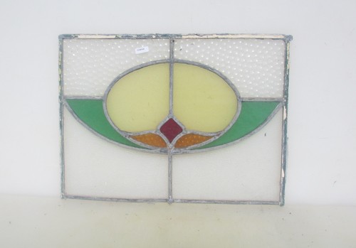 Antique stained glass - glass, window