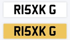 RISK G Private number plate