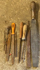 Job Lot of Vintage Files & Rasps Old Engineers Tools