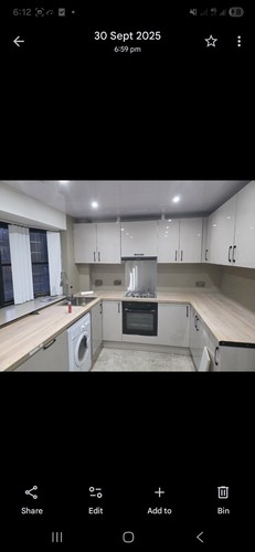 Entire kitchen and - and, granite
