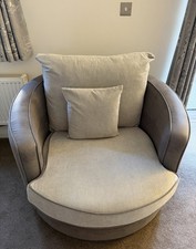 Grey brown swivel cuddle - brown,