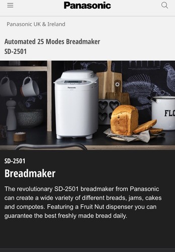 Panasonic automatic bread - panasonic,