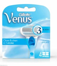 Gillette Venus Smooth 3 Razor Blades, 4 Cartridges