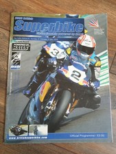 BSB British Superbike Championship Programme Oulton Park 4-5th May 2003 Round 4