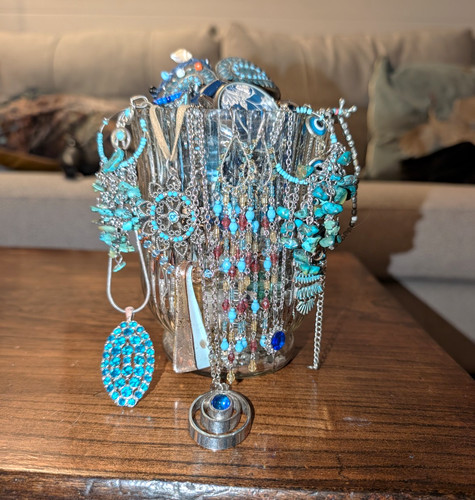 Whimsical blue mystery - blue,