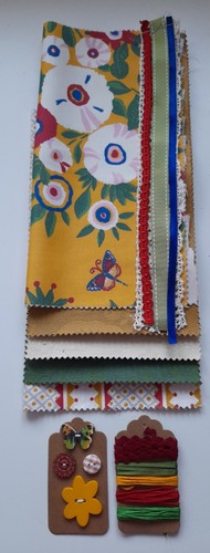 Scrap fabrics for slow - scrap,