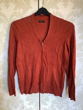 M&Co ladies rust zip up