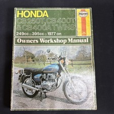 Honda CB250T CB400T & CB400A Twins Haynes Workshop Manual 249cc 395cc 1977 On 