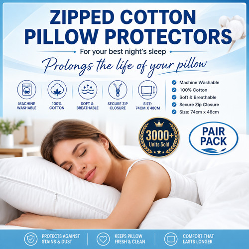 Pair pillow protector 100 - pair,