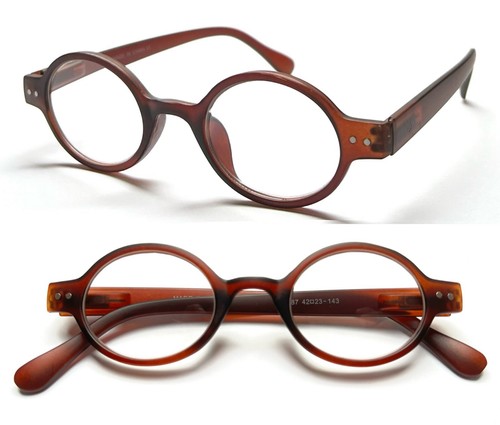 Round reading glasses - round,