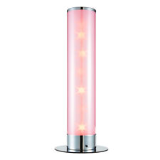 Litecraft Glow Galaxy Table Lamp Colour Changing LED Base - Chrome Clearance    
