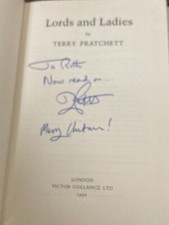 TERRY PRATCHETT: LORDS AND LADIES: SIGNED UK FIRST EDITION HARDCOVER