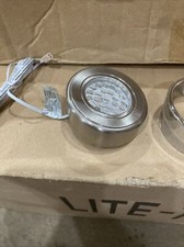 Chrome Silver Round 70 mm X 70 mm Angled Spotlight Surround/ Spacer