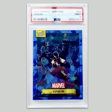 Marvel Comics Topps Chrome Sapphire Edition VENOM PSA Graded Trading Card 2024