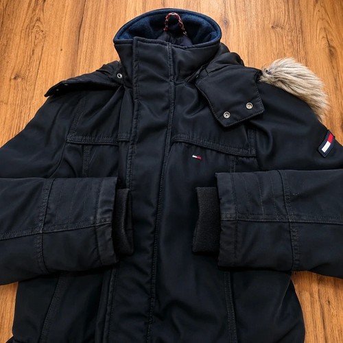 Tommy hilfiger black hooded - tommy,