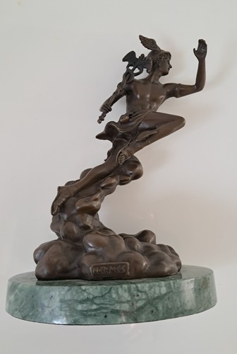Signed giambologna bronze - signed, "giambologna"bronze