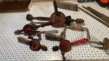 5x Vintage Drill Braces