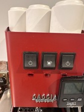 Gaggia Classic Evo Pro 2023 Expresso Coffee Machine In Excellent Condition. Red!