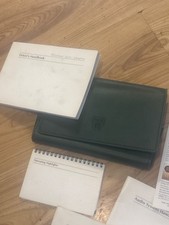 Jaguar X-Type 2002 2.5 V6 Sport Manual Owners Handbook Pack Green Leather Wallet