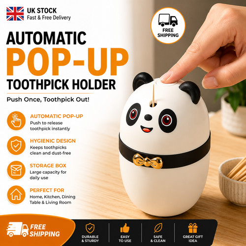 Automatic pop toothpick box - pop,