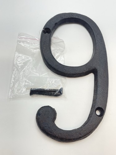 Antique style large black - black, cast
