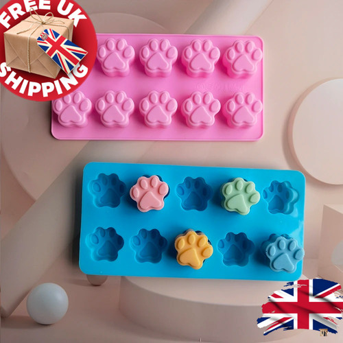 Paw print silicone mould - paw,