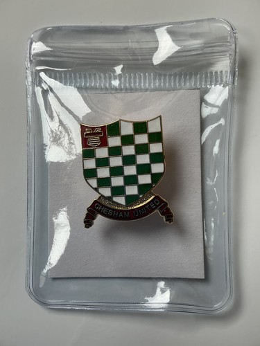 Football crest pin - football, badge
