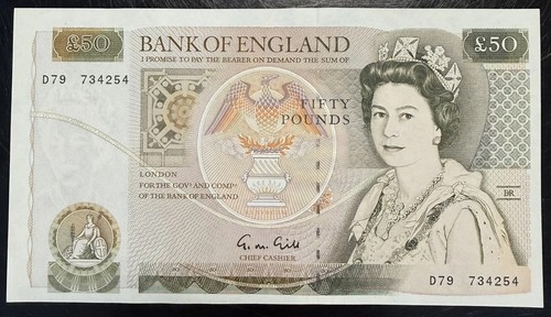 Old fifty pound note - £50,