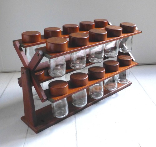 Vintage Danish Teak 20 Jar