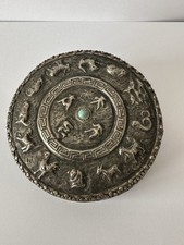 Silver Mirror Box Embossed