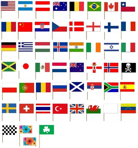 Mini country national flag - mini,