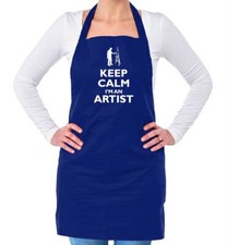 Keep Calm I'm An Artist - Unisex Adult Apron - Painter Art Painting Easel Love