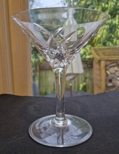 Hand cut martini glass - martini,