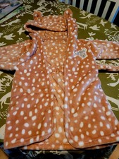 Girls BAMBI DRESSING GOWN AGE 12 TO 18 MONTHS George