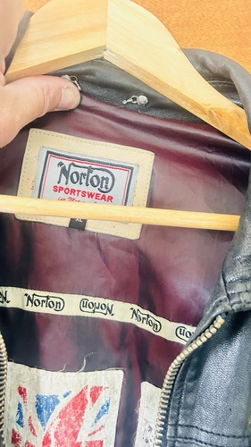 Vintage norton leather - norton,