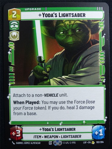 Yoda lightsaber 102 - lightsaber, 102/264