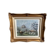 Antique Style Gold Gilt Gesso Ornate Swept Rococo Picture Frame 45cm X 54cm