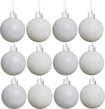 12Pk Christmas Baubles Tree