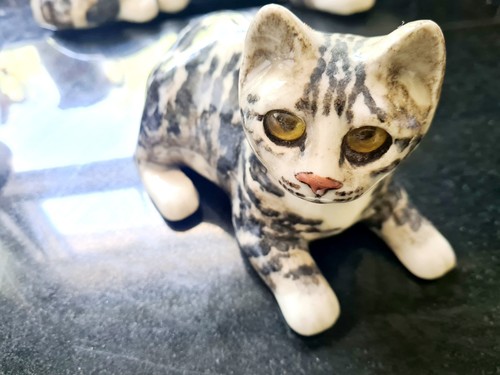 Winstanley pottery tabby - winstanley, cat