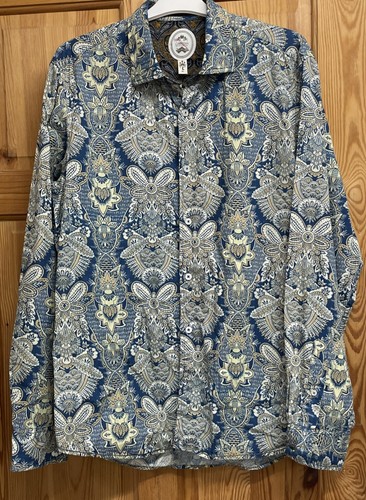 Ganesh shirt 100 cotton blue - ganesh, 100%