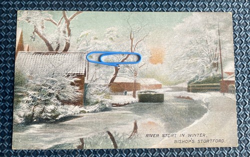 River stort winter - river, in