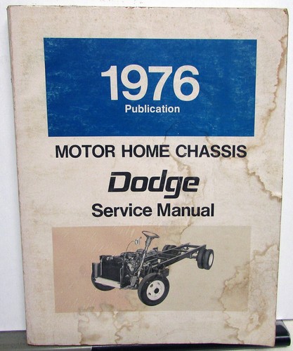 1976 dodge motor - home, chassis