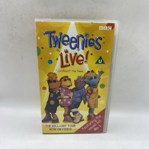 Tweenies live vhs video tape - vhs,