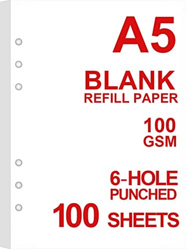 Blank paper refills - blank, for