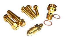 BREMBO RCS 15 Titanium Brake Bolt race kit GOLD Titanium No Rust light weight