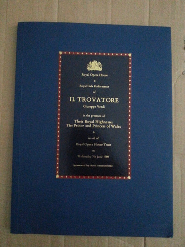 Programme trovatore royal - programme,