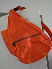 Healthy Back Bag HBB Bright Shiny Orange Shoulder Bag - Used