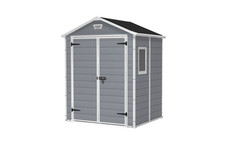 Keter Manor Garden Shed 6x5ft, Grey