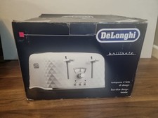 Delonghi Four Slice Toaster, White 