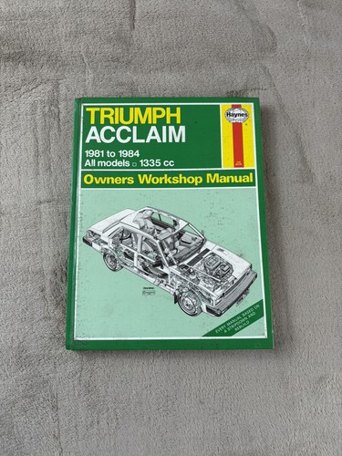 Haynes triumph acclaim - triumph,